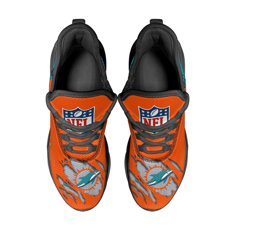 Ideafootwear Miami Dolphins Max Soul Shoes Sneakers For Men And Women 15