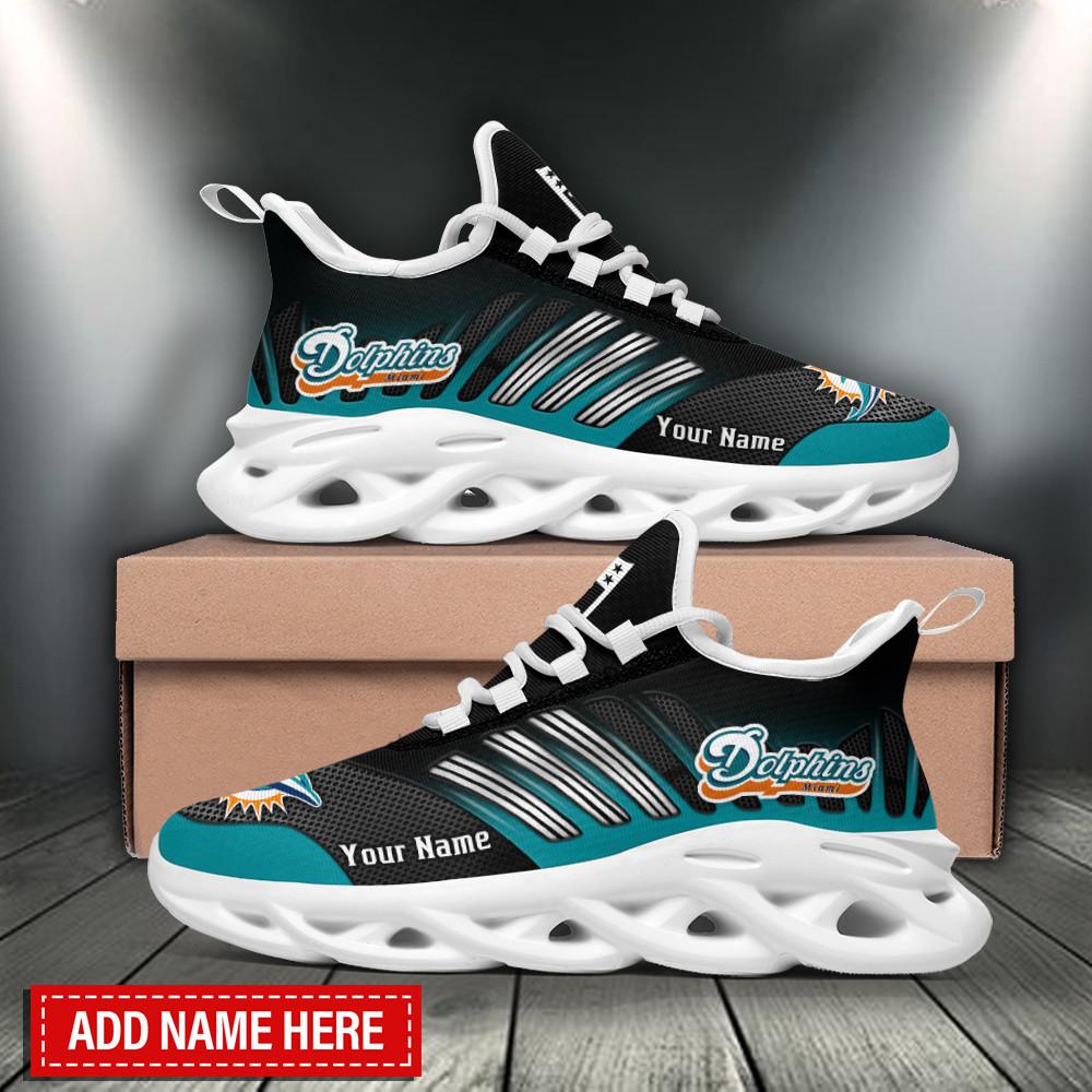 Ideafootwear Miami Dolphins Max Soul Shoes Sneakers For Men And Women 27