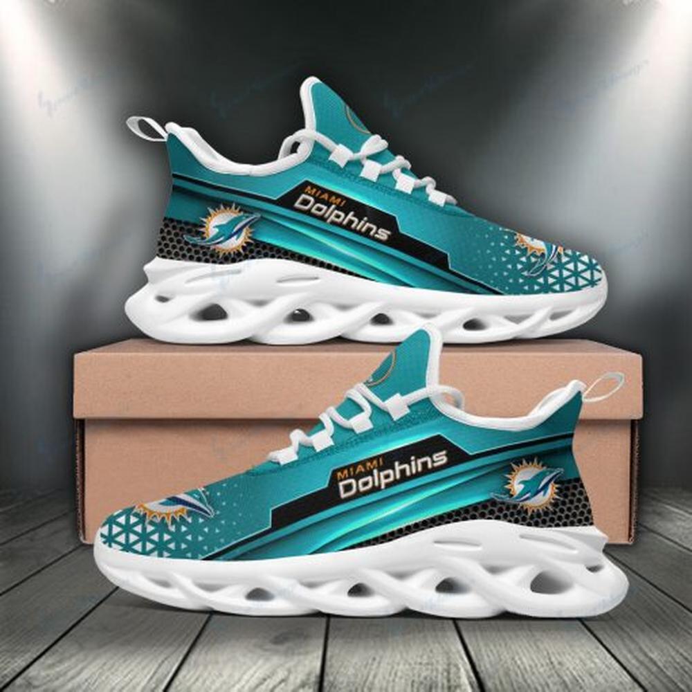 Ideafootwear Miami Dolphins Max Soul Shoes Sneakers For Men And Women 14