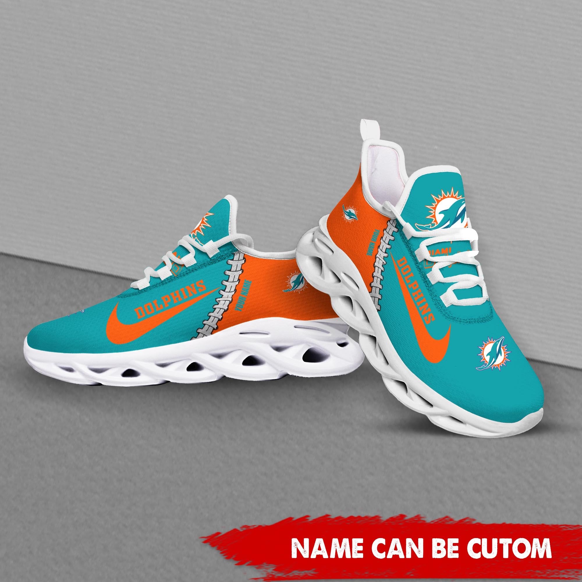 Ideafootwear Miami Dolphins Max Soul Shoes Sneakers For Men And Women 31