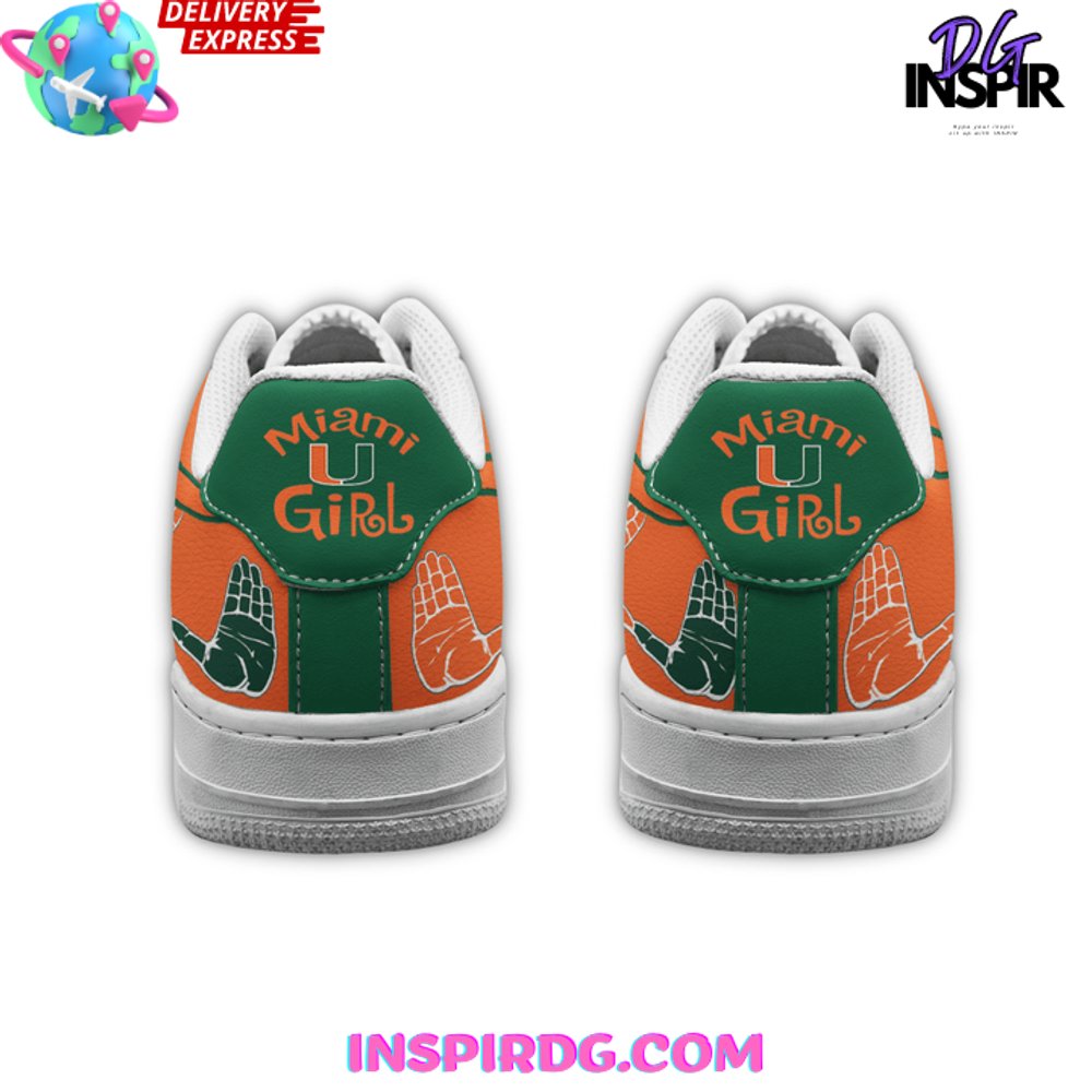 Ideafootwear Miami Hurricanes Air Low-Top Sneakers Shoes For Men And Women 6