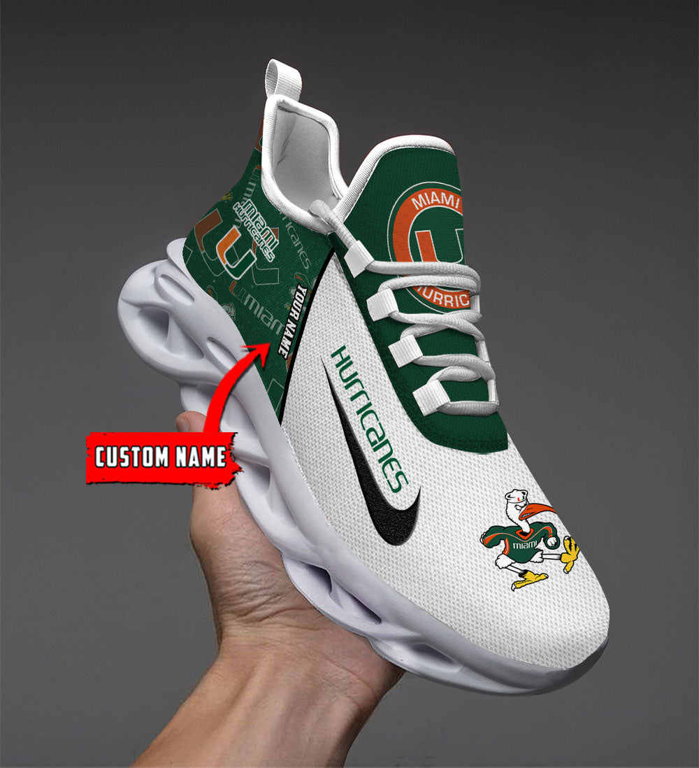 Ideafootwear Miami Hurricanes Max Soul Shoes Sneakers For Men And Women 1