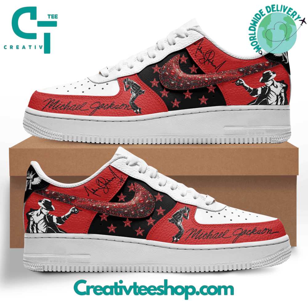 Ideafootwear Michael Jackson Air Low-Top Sneakers Shoes For Men And Women 5