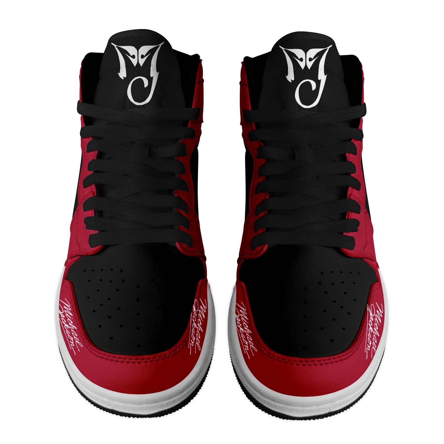 Ideafootwear Michael Jackson AJ1 High Sneakers Shoes For Men And Women 6