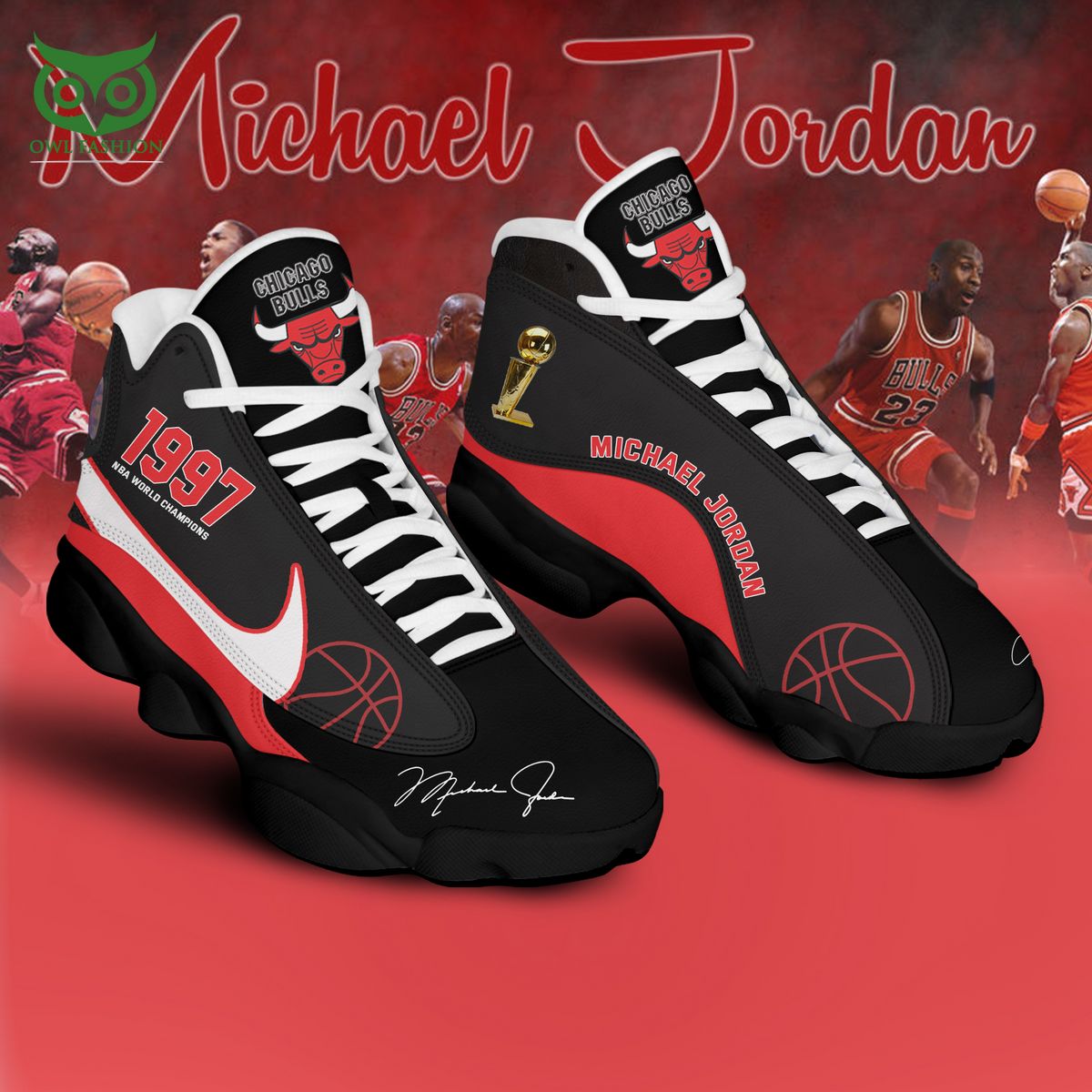 Ideafootwear Michael Jordan AJ13 Sneakers Shoes For Men And Women 3