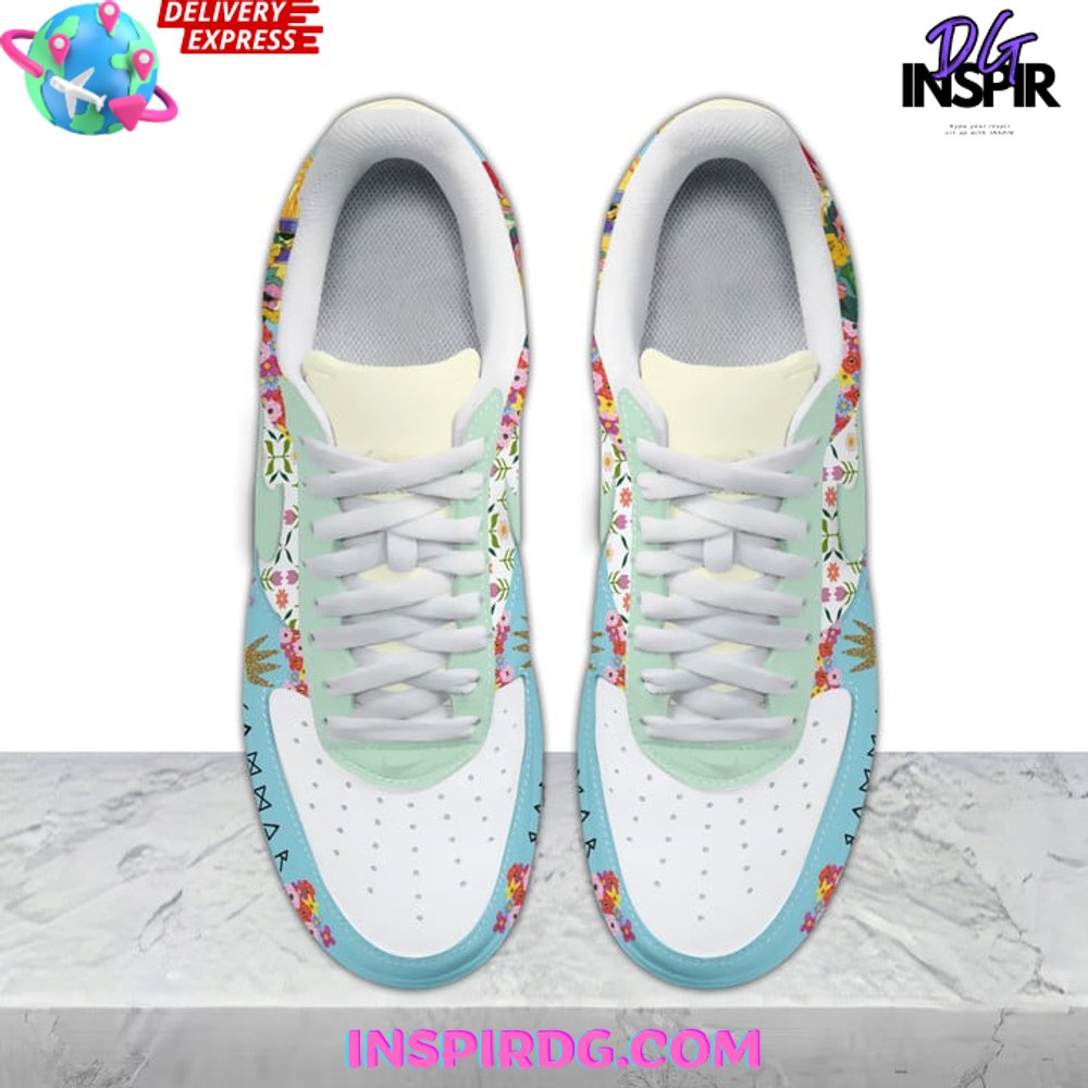 Ideafootwear Midsommar Floral Air Low-Top Sneakers Shoes For Men And Women 1
