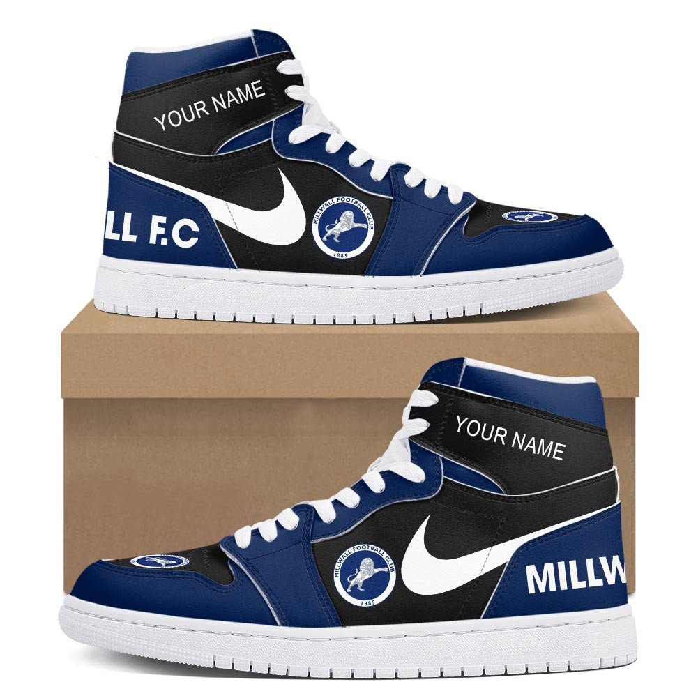 Ideafootwear Millwall AJ1 High Sneakers Shoes For Men And Women 1