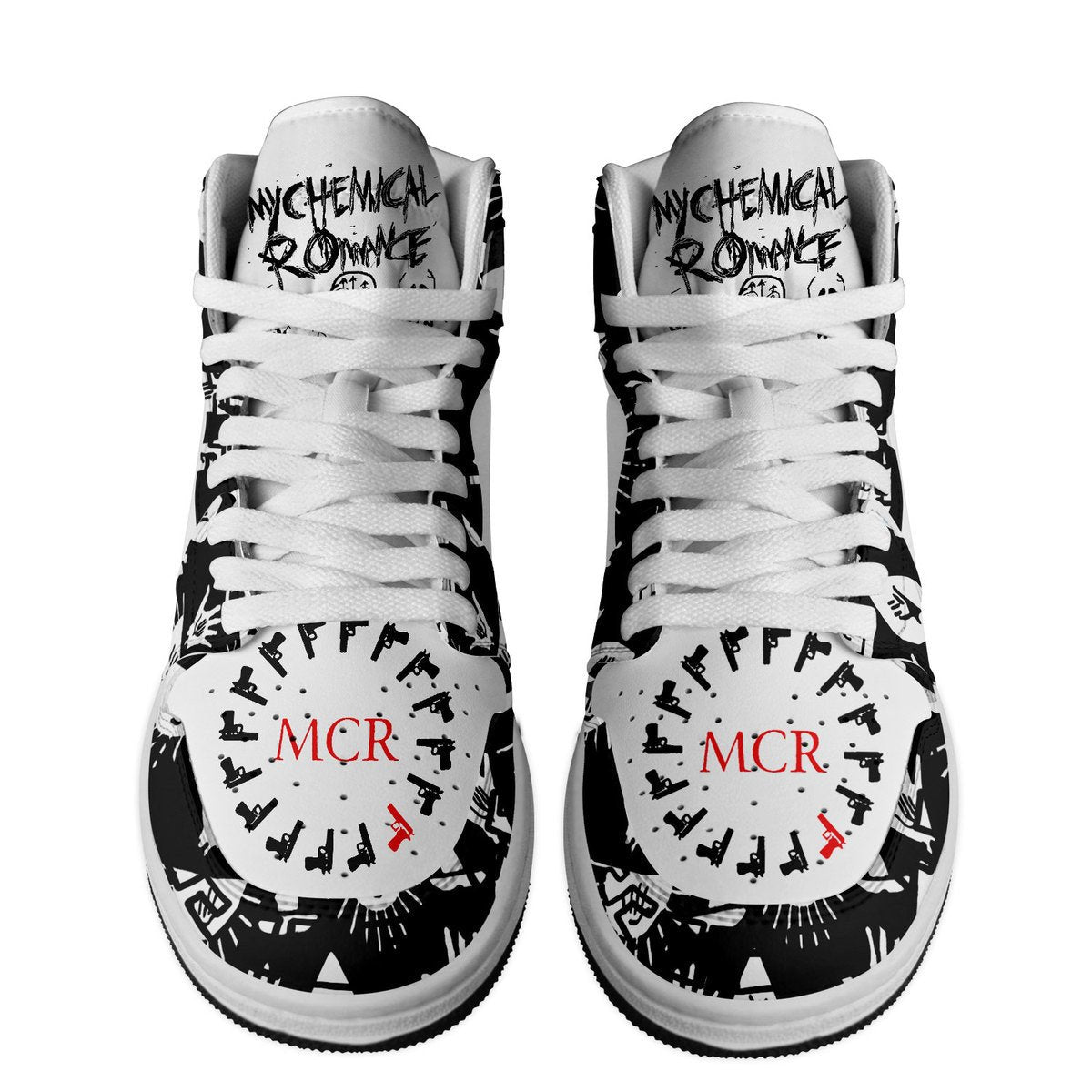 Ideafootwear Minecraft AJ1 High Sneakers Shoes For Men And Women 3