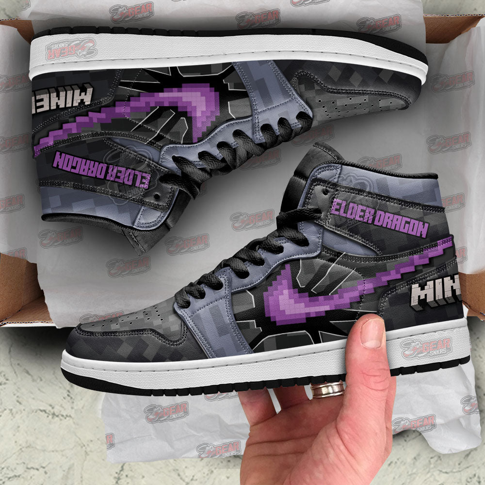 Ideafootwear Minecraft AJ1 High Sneakers Shoes For Men And Women 11
