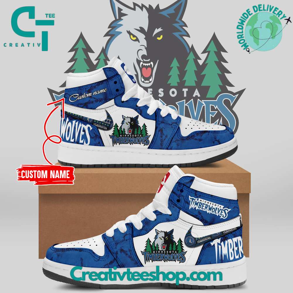 Ideafootwear Minnesota Timberwolves AJ1 High Sneakers Shoes For Men And Women 3