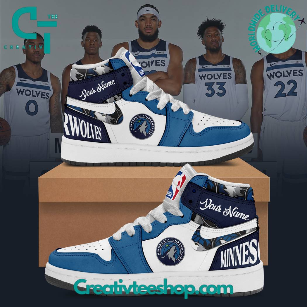 Ideafootwear Minnesota Timberwolves AJ1 High Sneakers Shoes For Men And Women 5