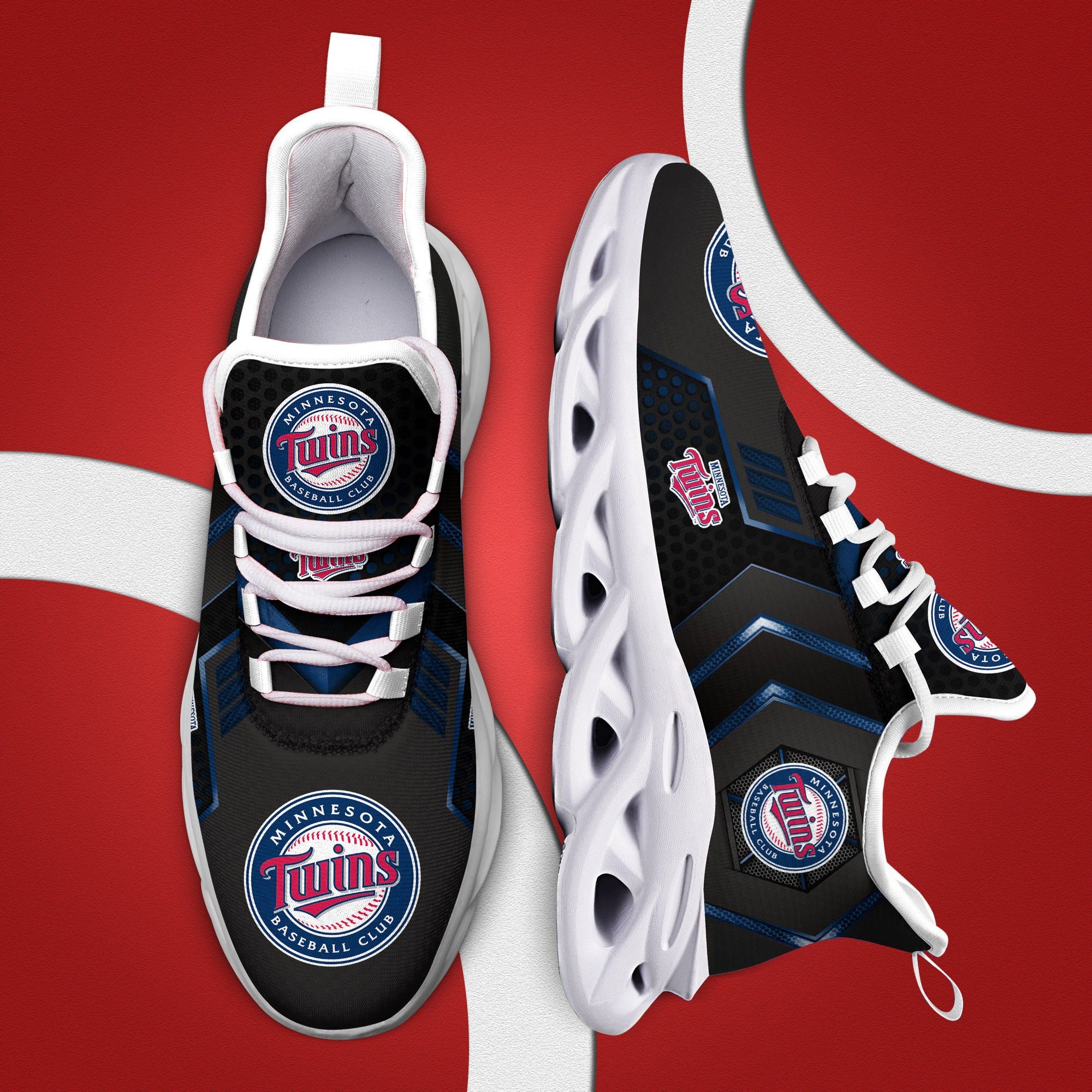 Ideafootwear Minnesota Twins Max Soul Shoes Sneakers For Men And Women 1
