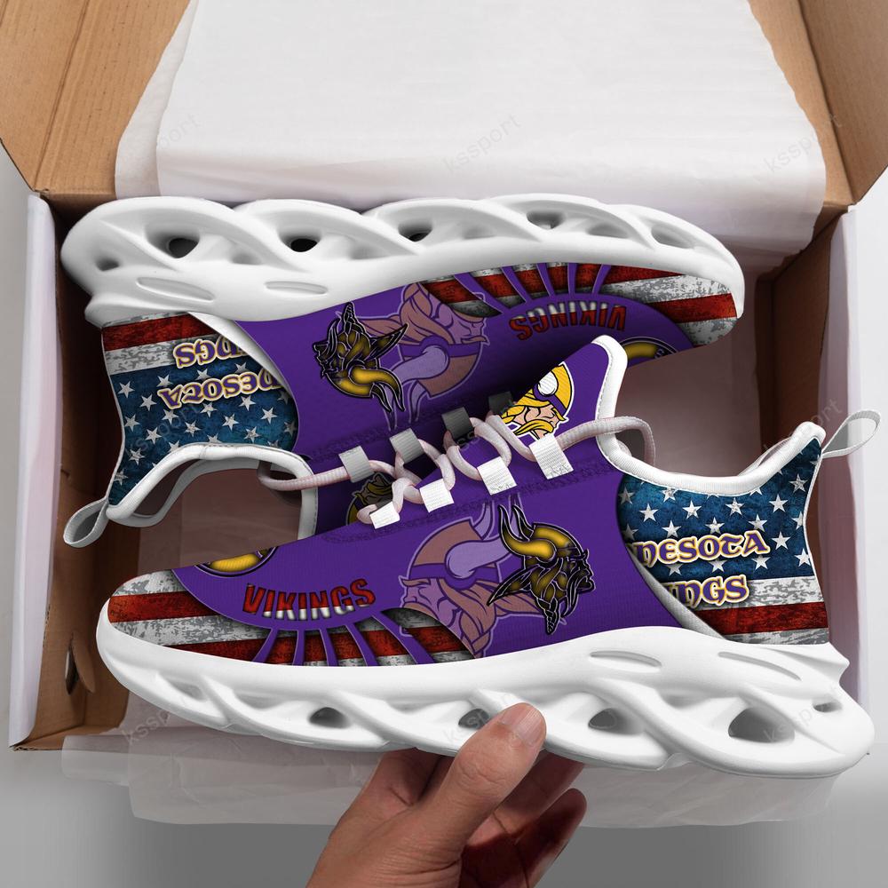 Ideafootwear Minnesota Vikings Max Soul Shoes Sneakers For Men And Women 11