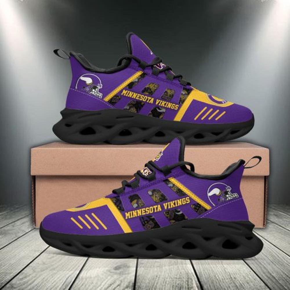 Ideafootwear Minnesota Vikings Max Soul Shoes Sneakers For Men And Women 5