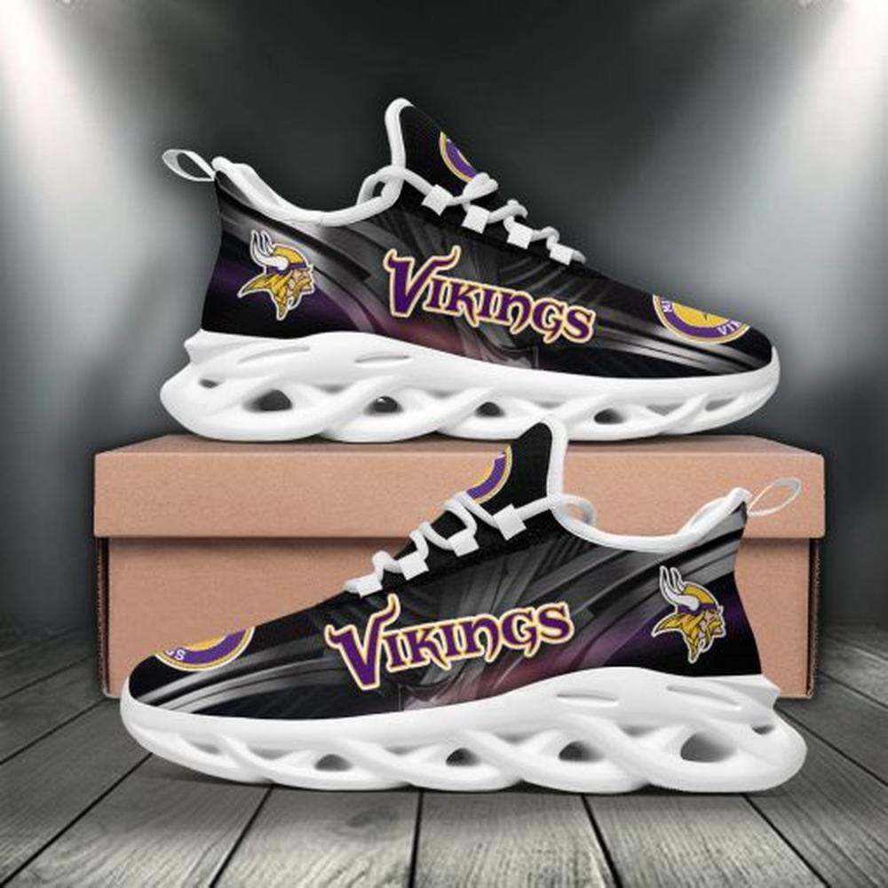 Ideafootwear Minnesota Vikings Max Soul Shoes Sneakers For Men And Women 9