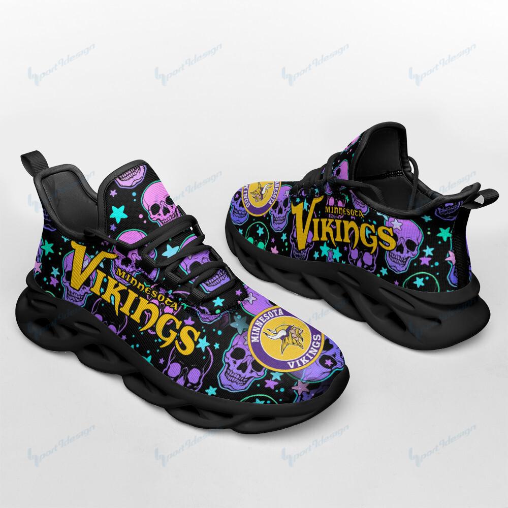 Ideafootwear Minnesota Vikings Max Soul Shoes Sneakers For Men And Women 12