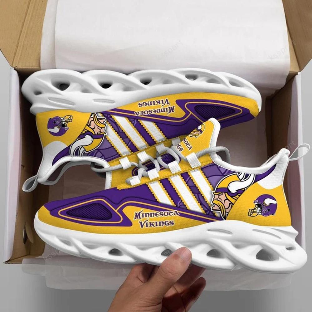 Ideafootwear Minnesota Vikings Max Soul Shoes Sneakers For Men And Women 18