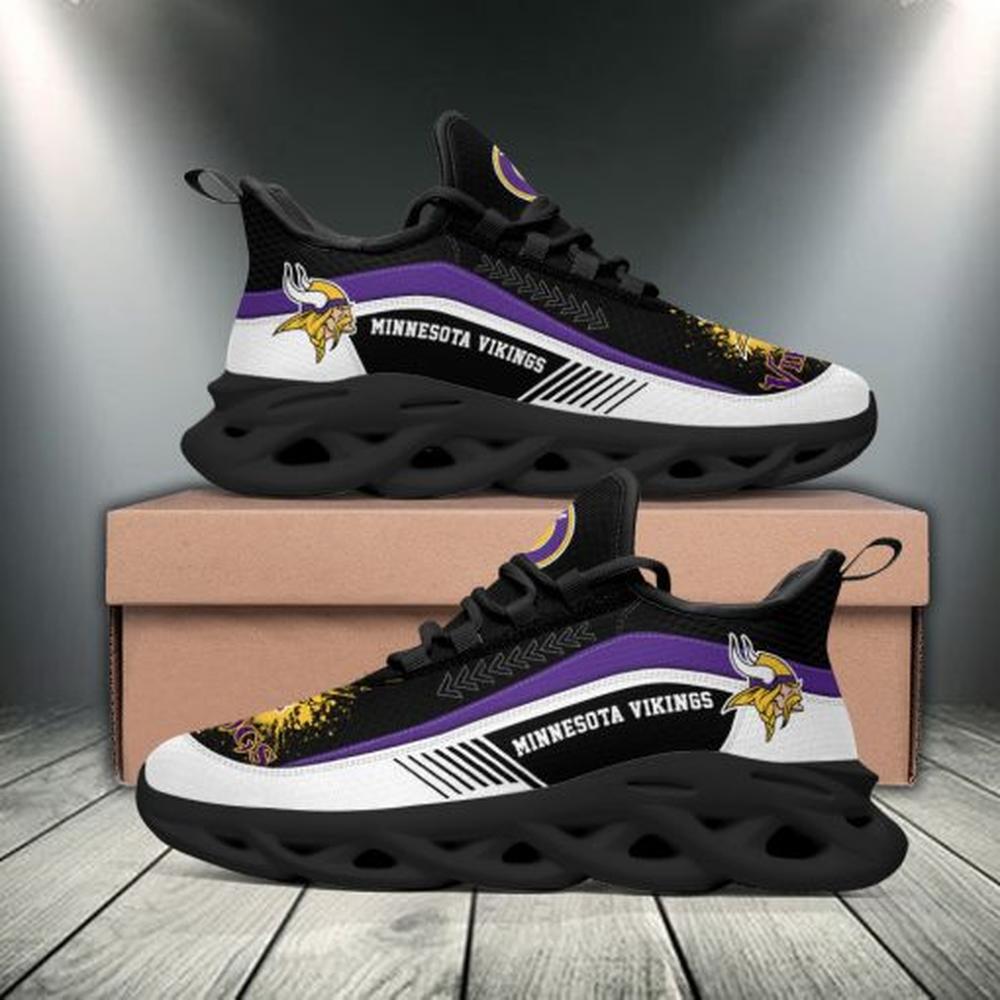 Ideafootwear Minnesota Vikings Max Soul Shoes Sneakers For Men And Women 13