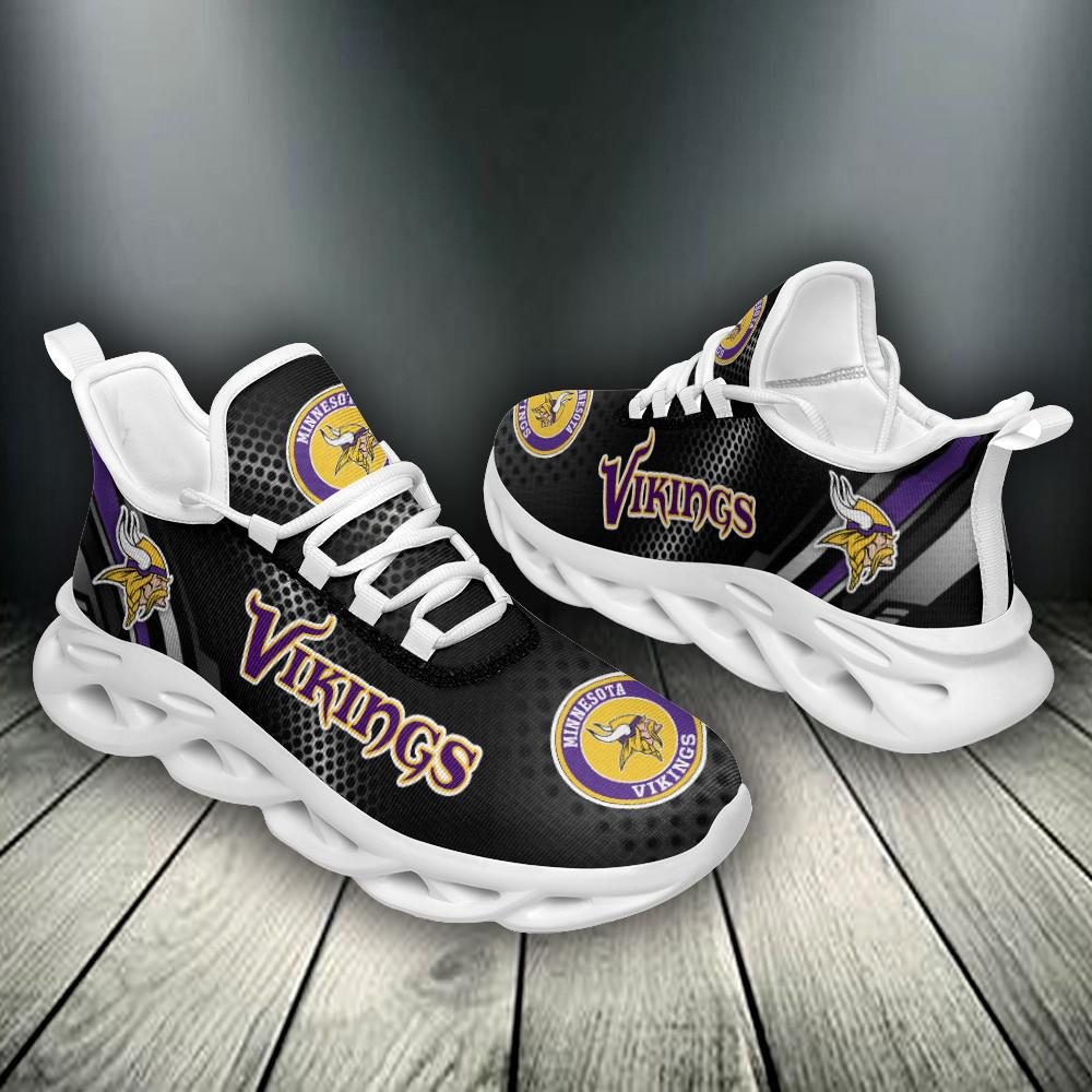 Ideafootwear Minnesota Vikings Max Soul Shoes Sneakers For Men And Women 8