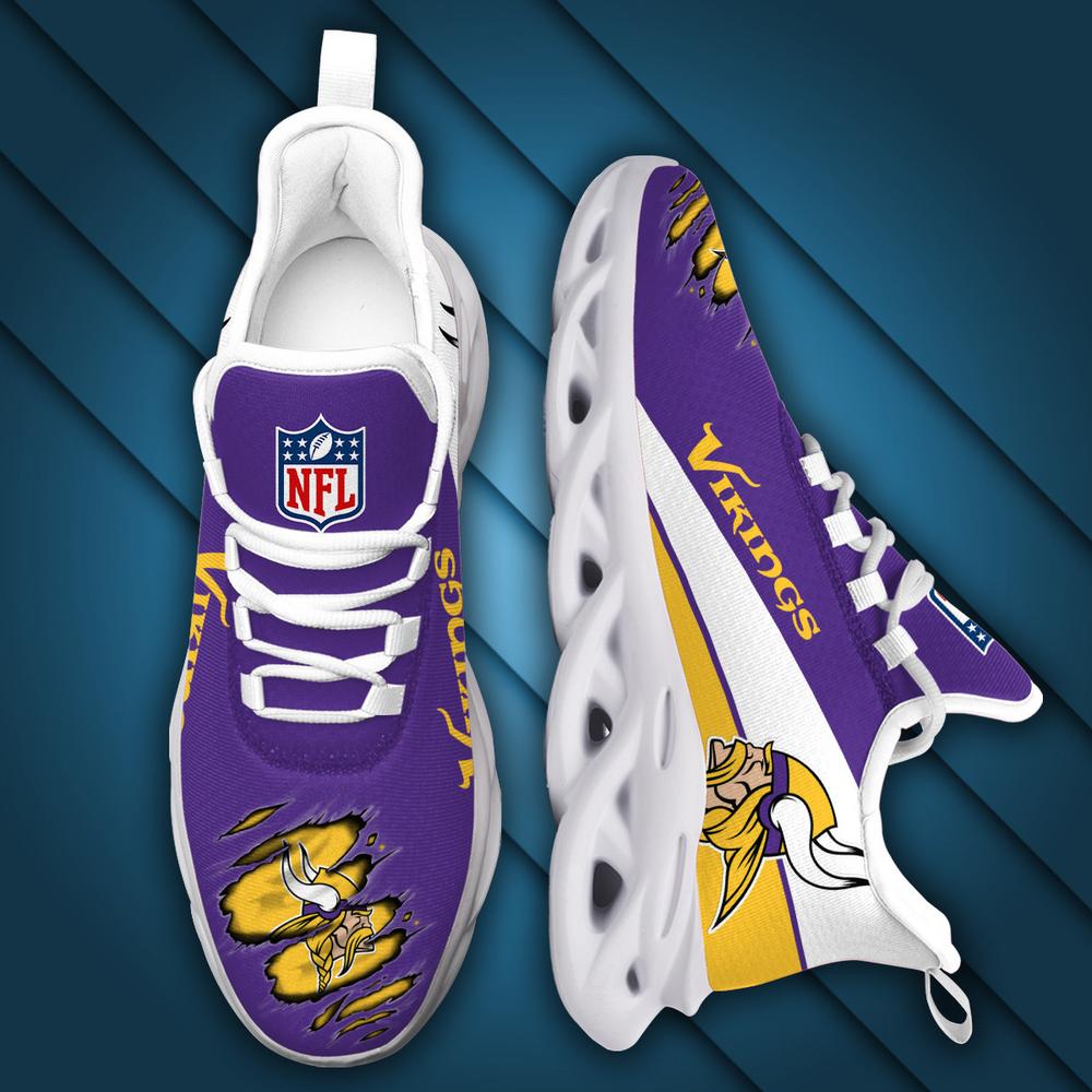 Ideafootwear Minnesota Vikings Max Soul Shoes Sneakers For Men And Women 3