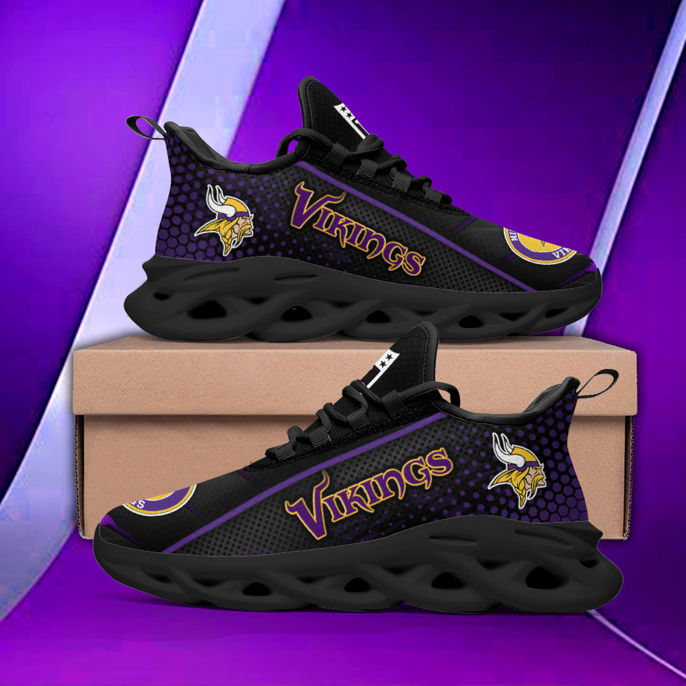 Ideafootwear Minnesota Vikings Max Soul Shoes Sneakers For Men And Women 4