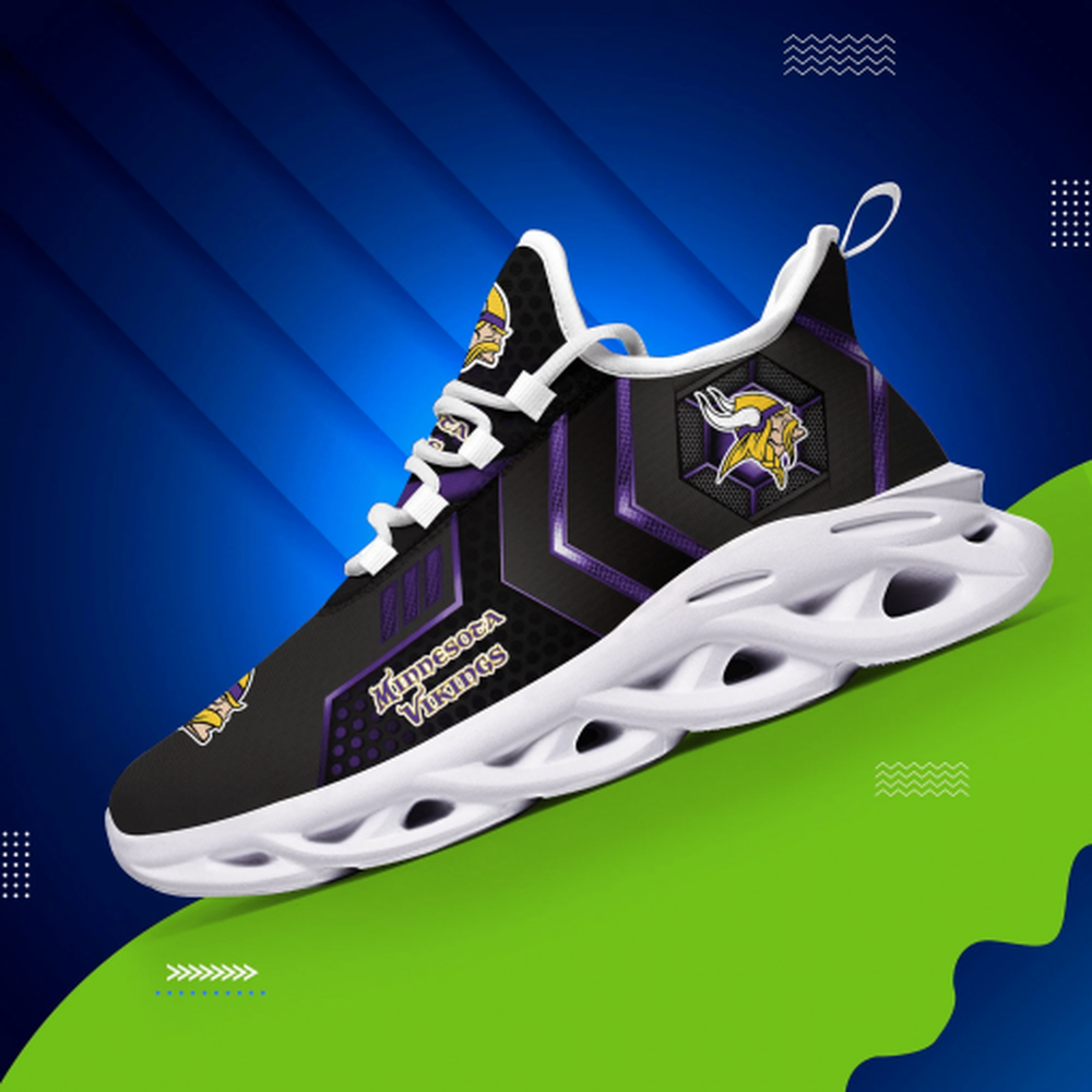 Ideafootwear Minnesota Vikings Max Soul Shoes Sneakers For Men And Women 30