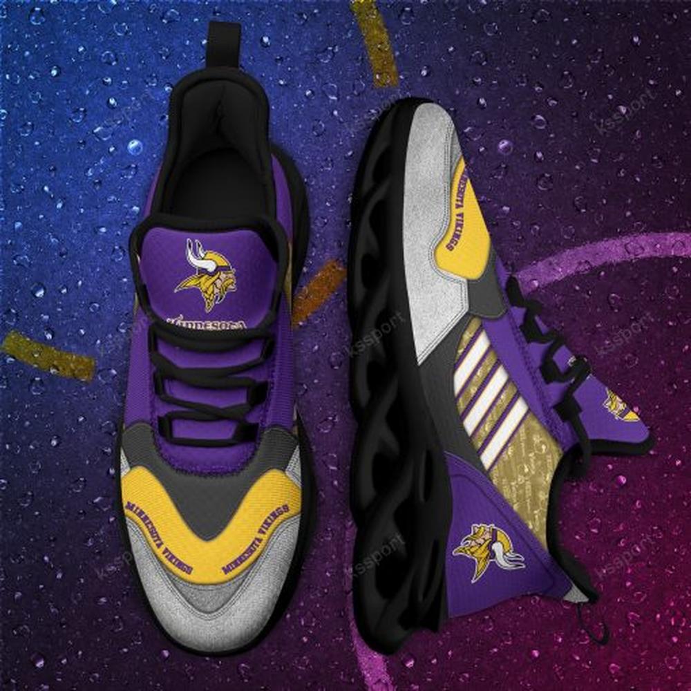 Ideafootwear Minnesota Vikings Max Soul Shoes Sneakers For Men And Women 6
