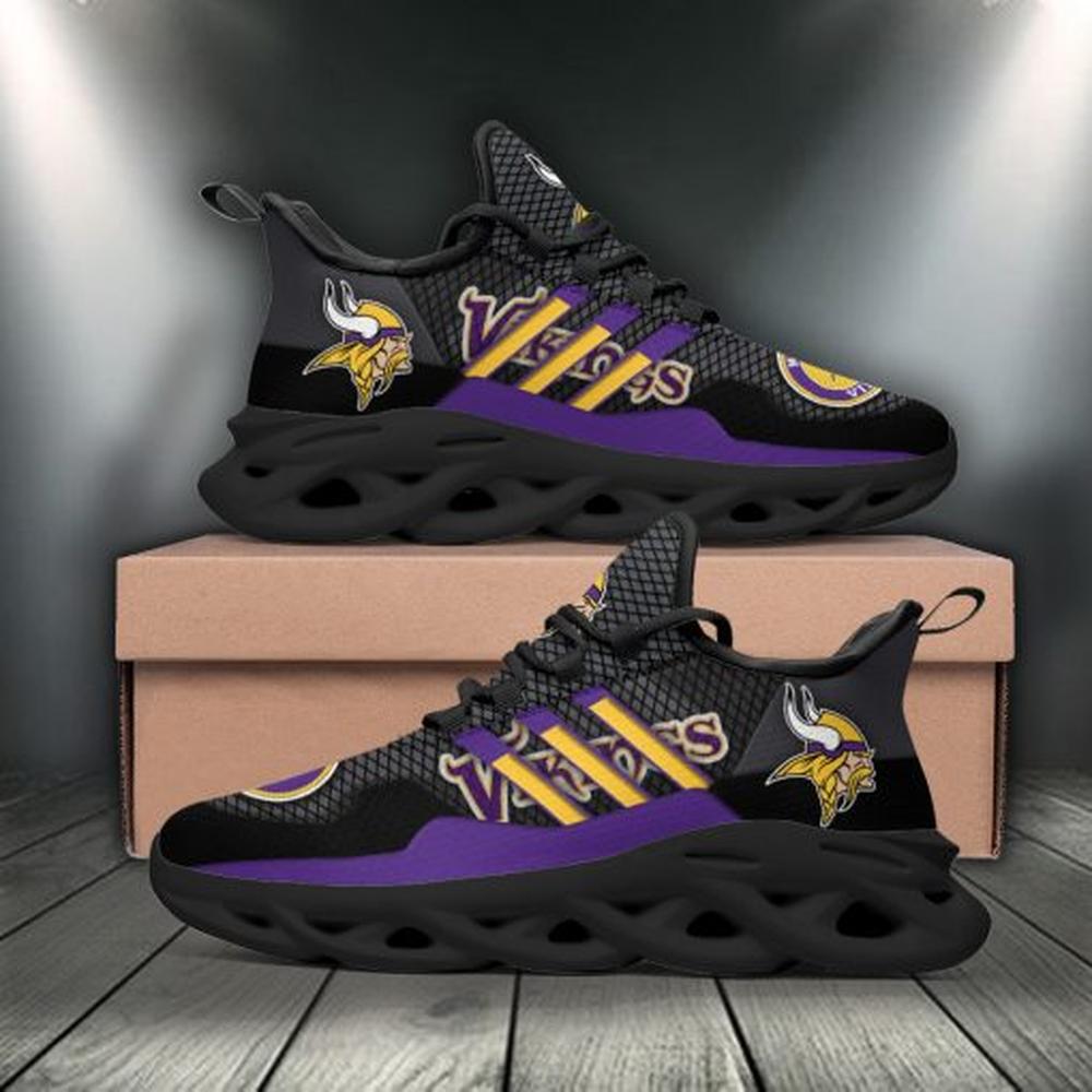 Ideafootwear Minnesota Vikings Max Soul Shoes Sneakers For Men And Women 1