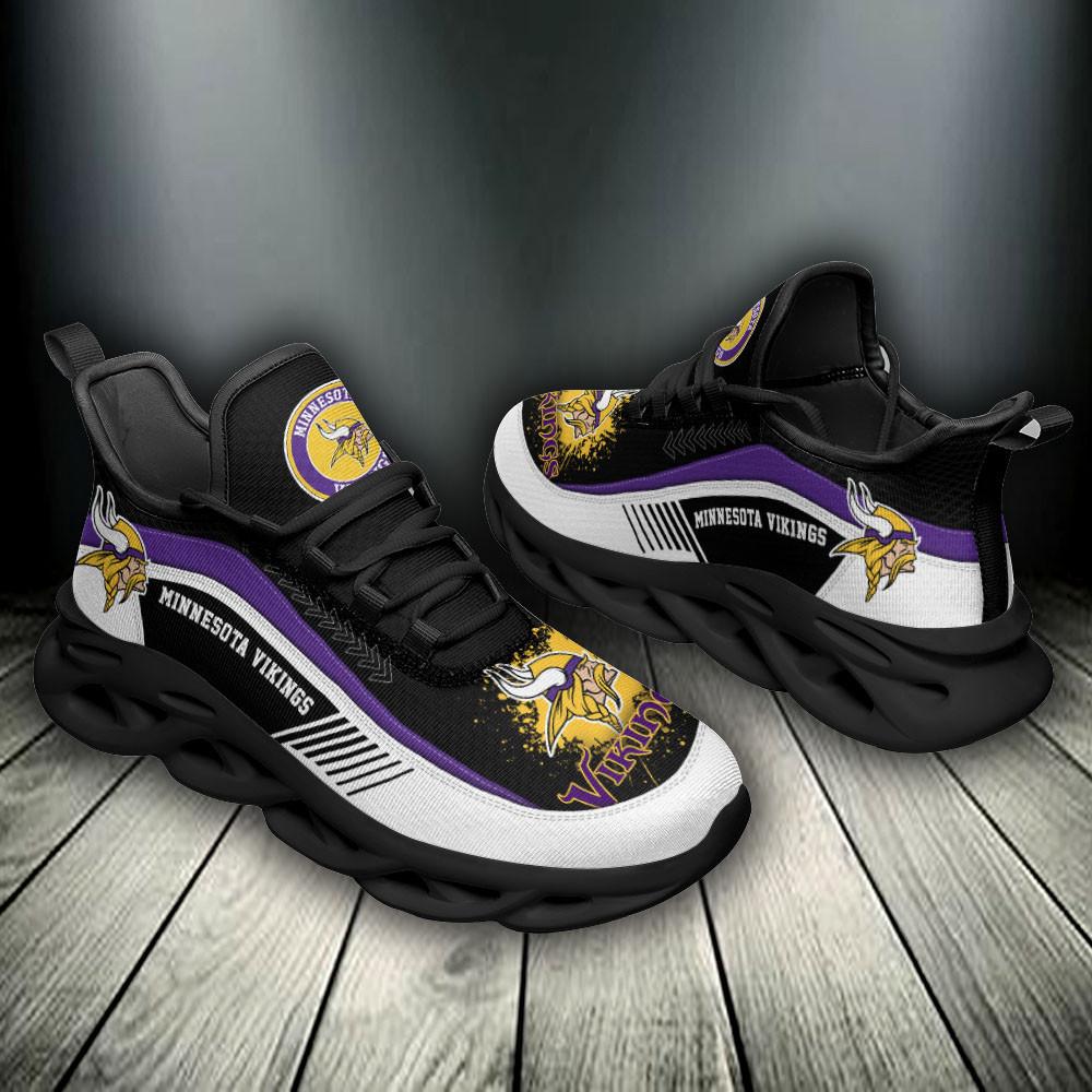 Ideafootwear Minnesota Vikings Max Soul Shoes Sneakers For Men And Women 13