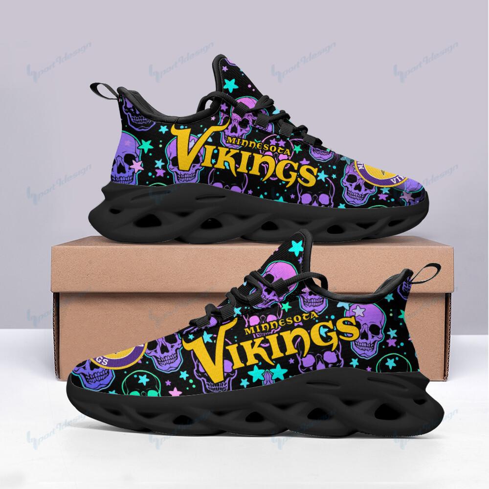 Ideafootwear Minnesota Vikings Max Soul Shoes Sneakers For Men And Women 12