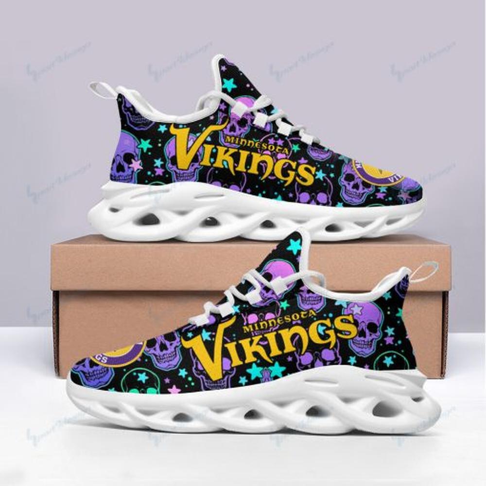 Ideafootwear Minnesota Vikings Max Soul Shoes Sneakers For Men And Women 12