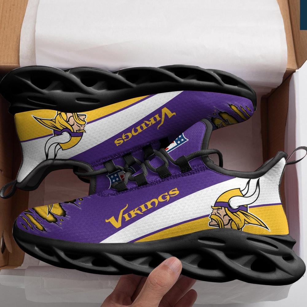 Ideafootwear Minnesota Vikings Max Soul Shoes Sneakers For Men And Women 3