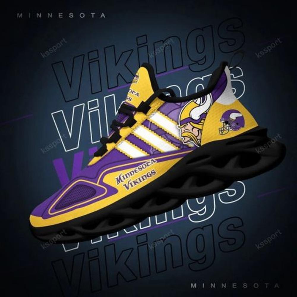 Ideafootwear Minnesota Vikings Max Soul Shoes Sneakers For Men And Women 18