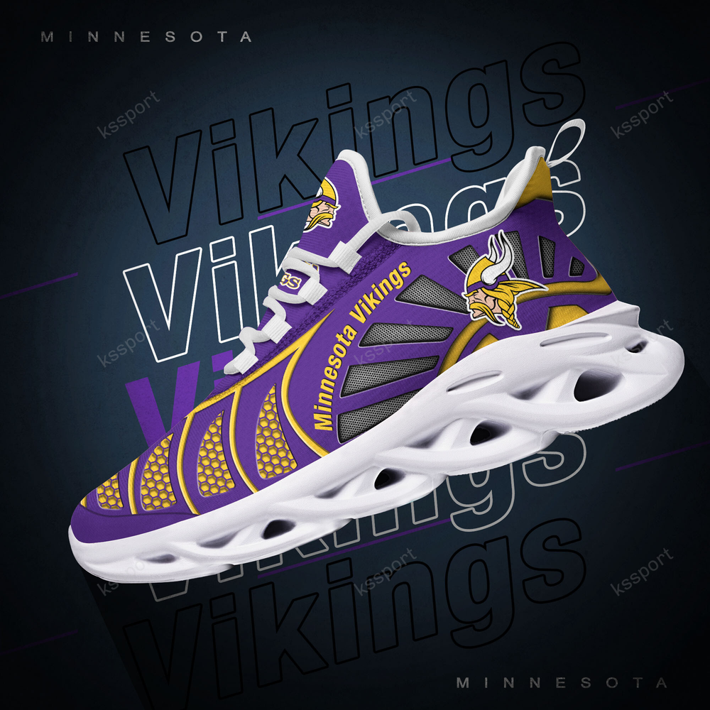 Ideafootwear Minnesota Vikings Max Soul Shoes Sneakers For Men And Women 33
