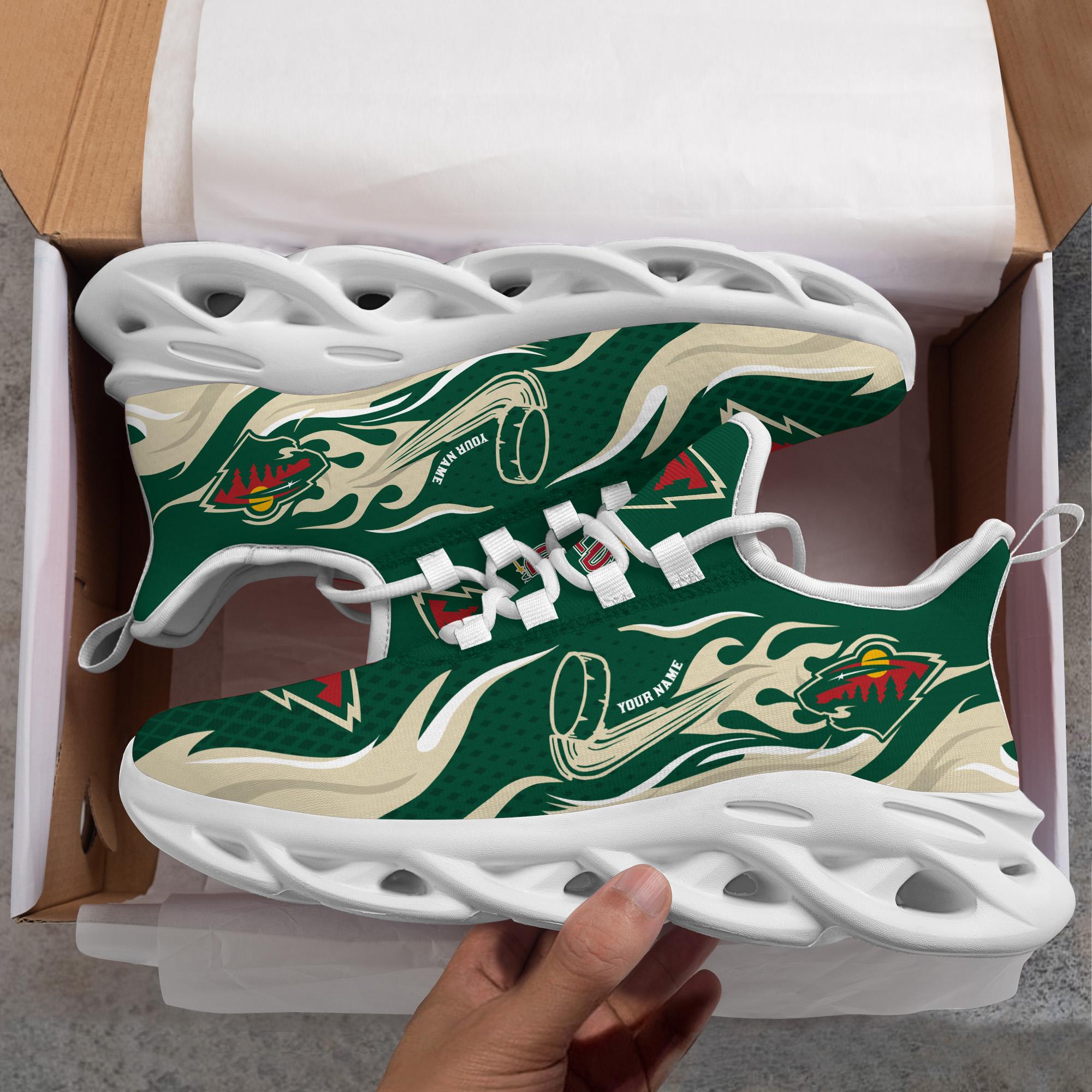 Ideafootwear Minnesota Wild Max Soul Shoes Sneakers For Men And Women 3
