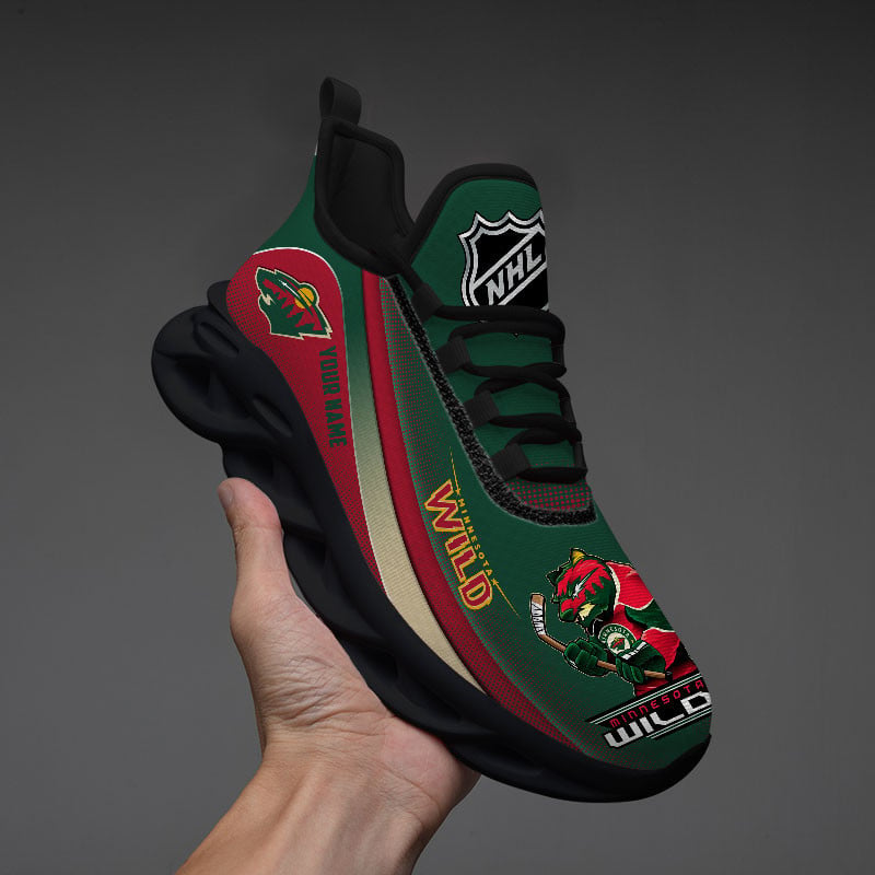 Ideafootwear Minnesota Wild Max Soul Shoes Sneakers For Men And Women 2
