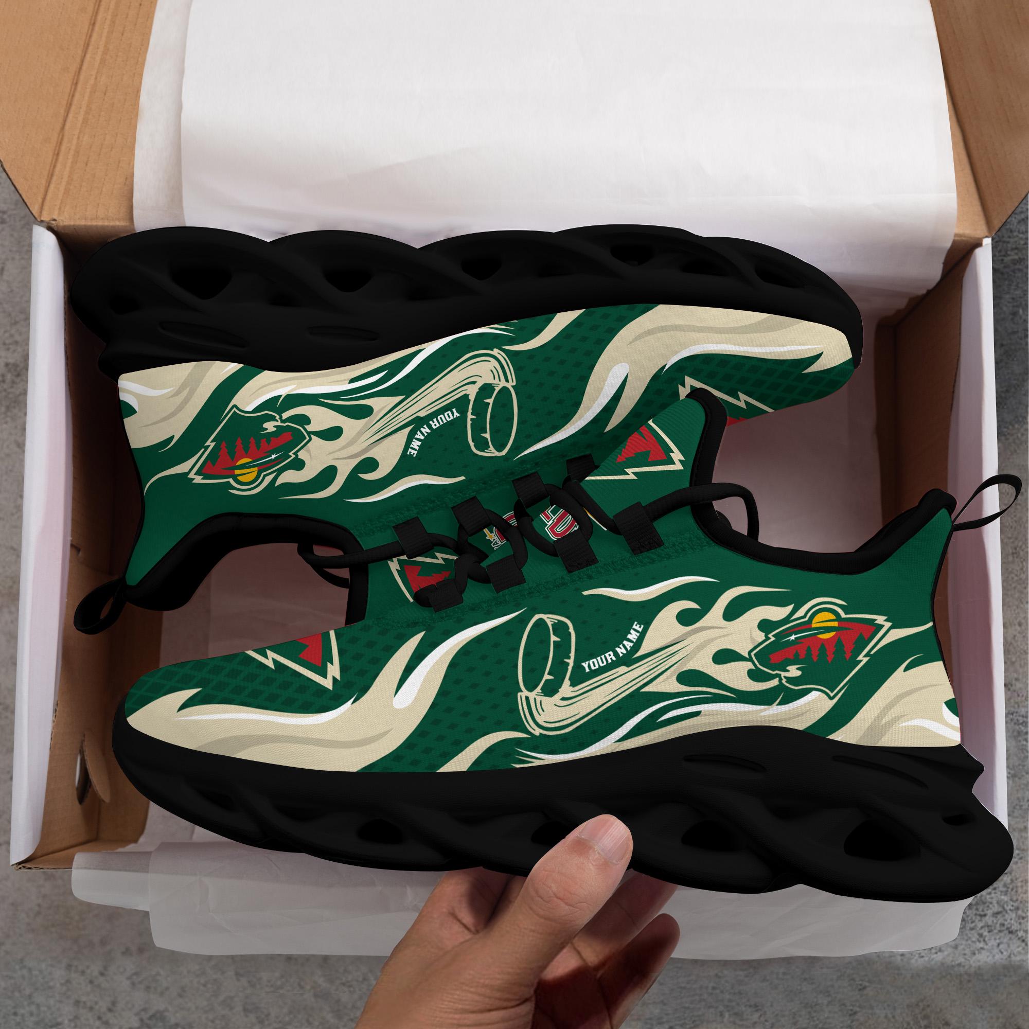 Ideafootwear Minnesota Wild Max Soul Shoes Sneakers For Men And Women 3