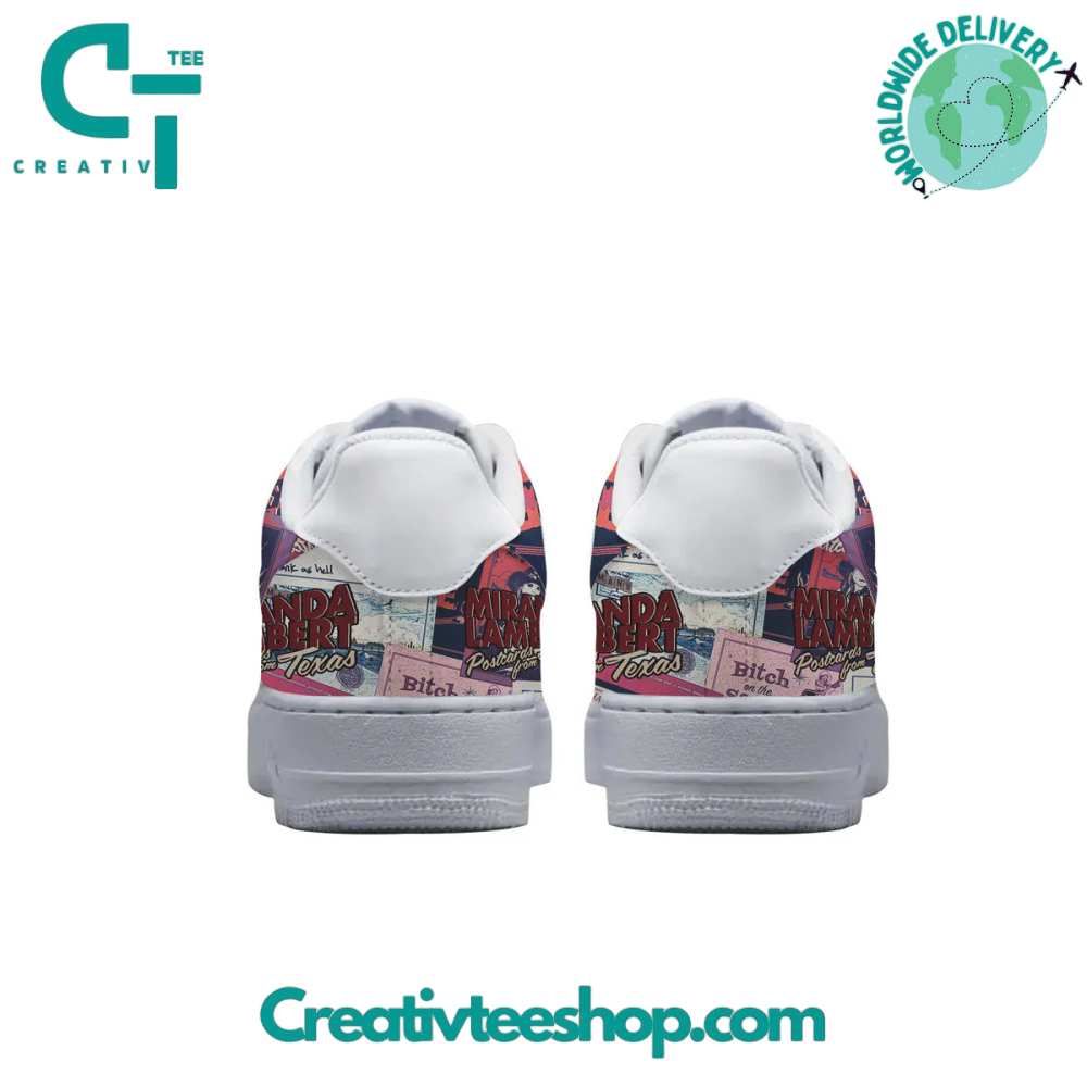 Ideafootwear Miranda Lambert Air Low-Top Sneakers Shoes For Men And Women 1