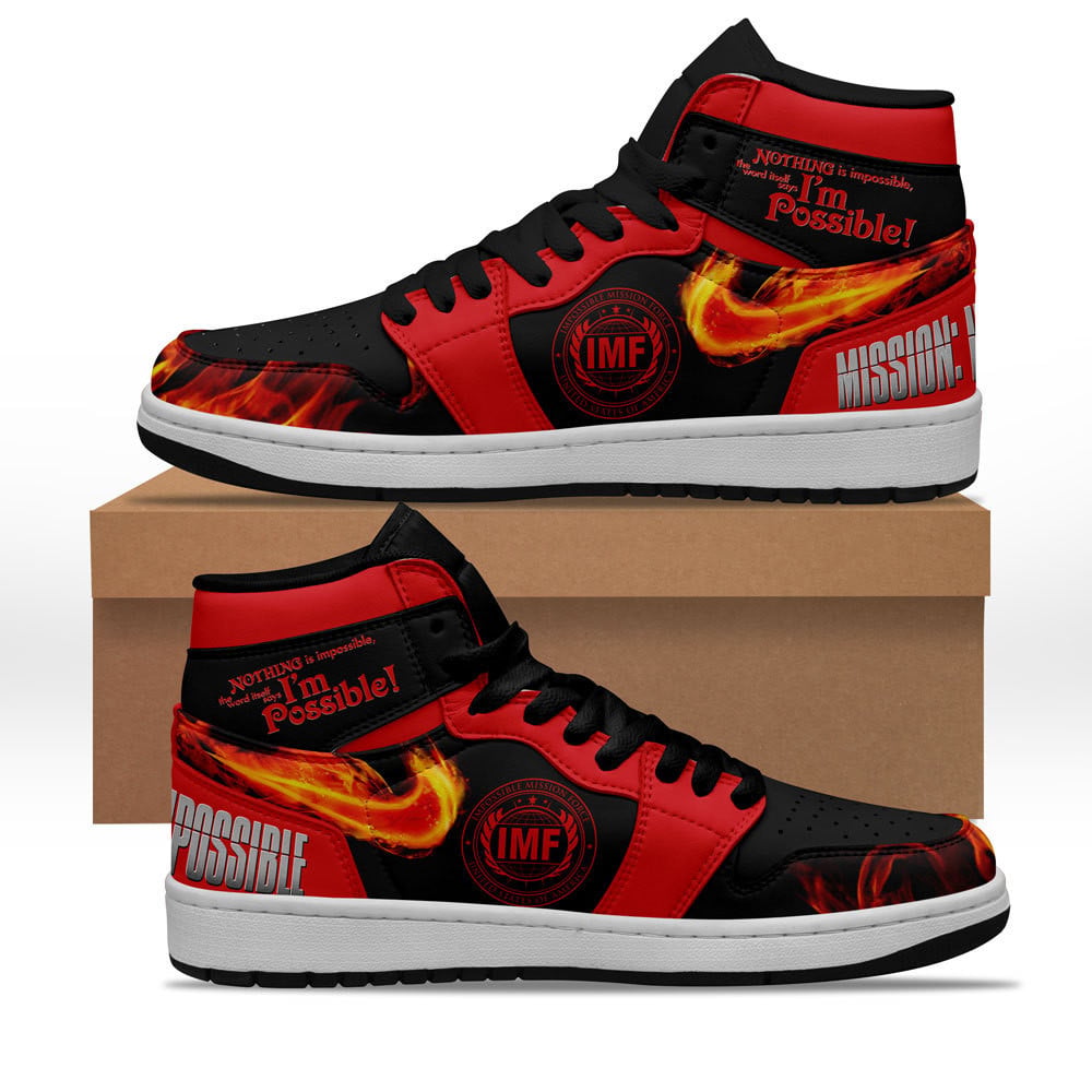 Ideafootwear Mission Possible AJ1 High Sneakers Shoes For Men And Women 1