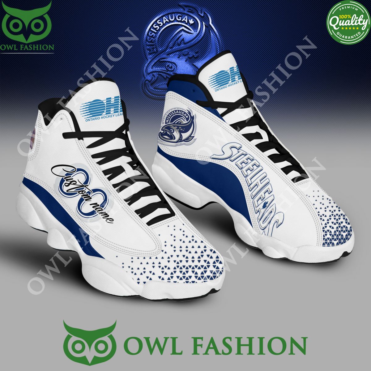 Ideafootwear Mississauga Steelheads AJ13 Sneakers Shoes For Men And Women 1