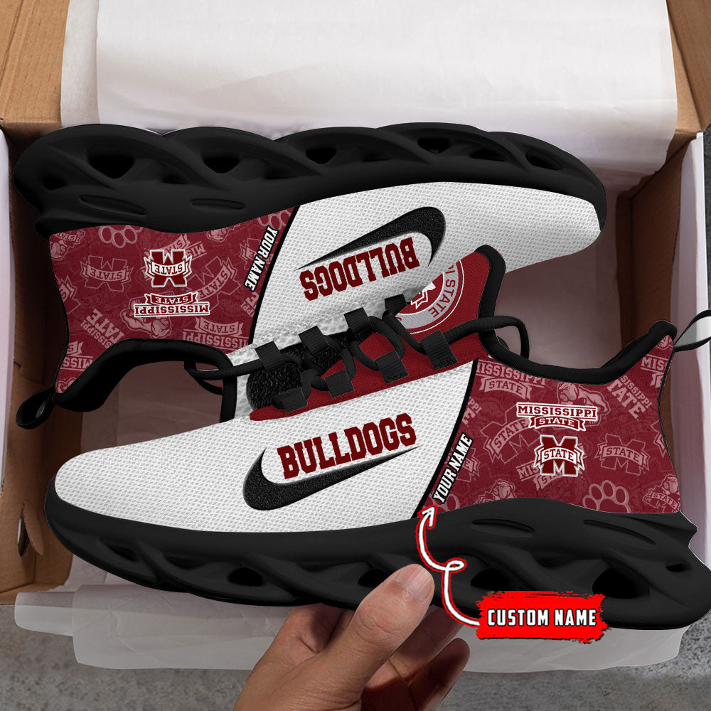 Ideafootwear Mississippi State Bulldogs Max Soul Shoes Sneakers For Men And Women 1