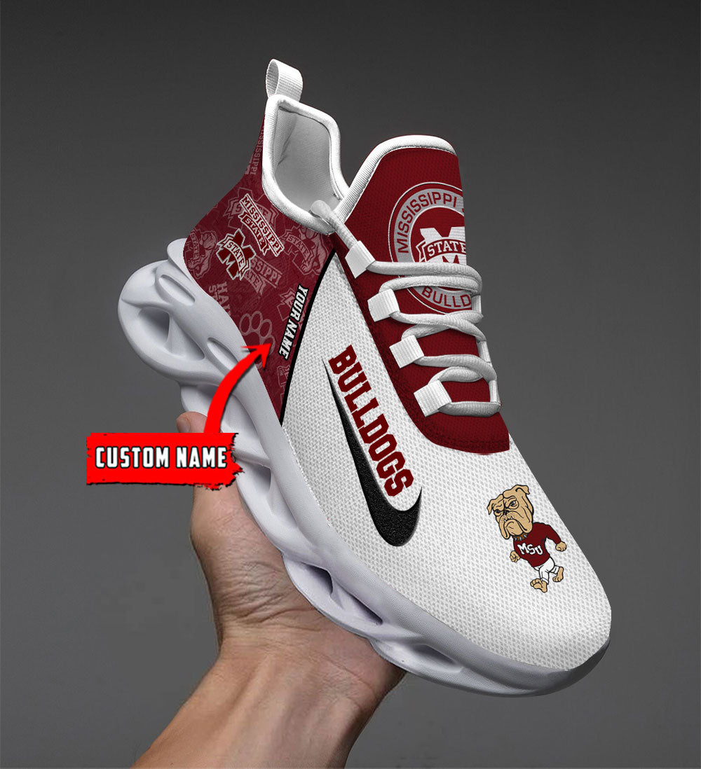 Ideafootwear Mississippi State Bulldogs Max Soul Shoes Sneakers For Men And Women 1