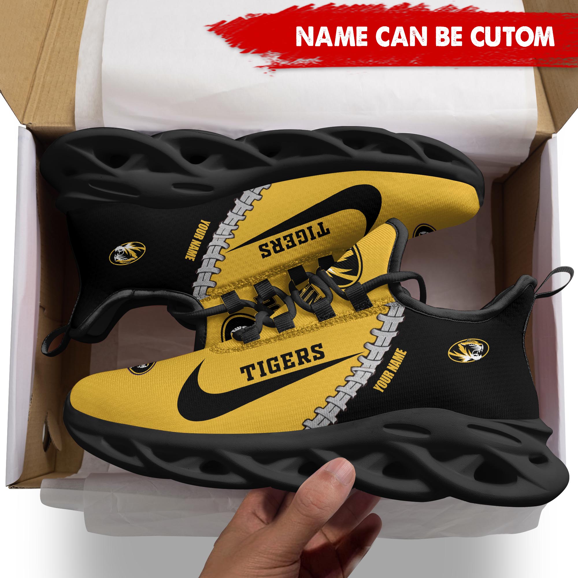 Ideafootwear Missouri Tigers Max Soul Shoes Sneakers For Men And Women 1