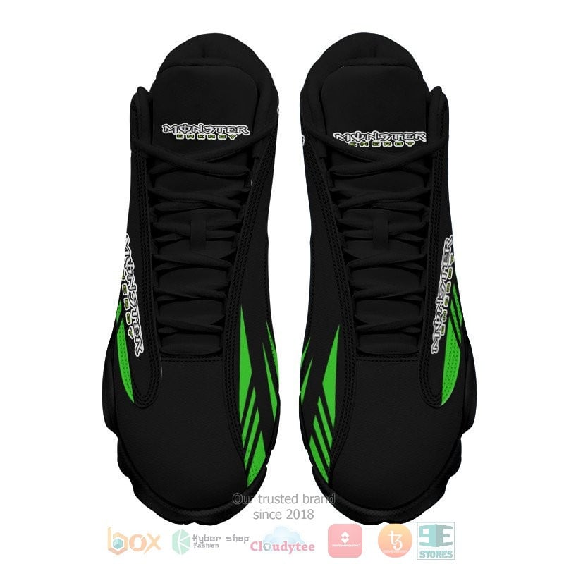 Ideafootwear Monster Energy AJ13 Sneakers Shoes For Men And Women 2