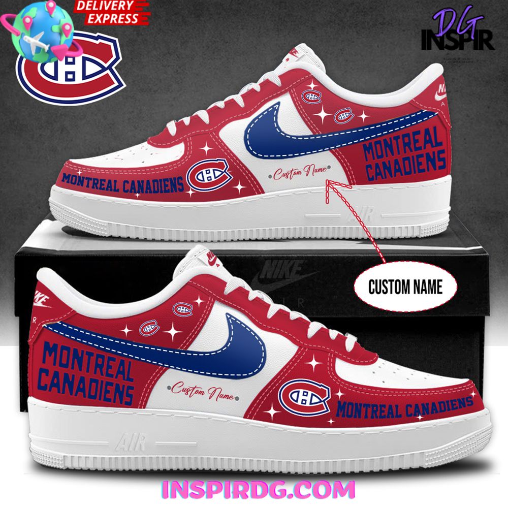 Ideafootwear Montreal Canadiens Air Low-Top Sneakers Shoes For Men And Women 1