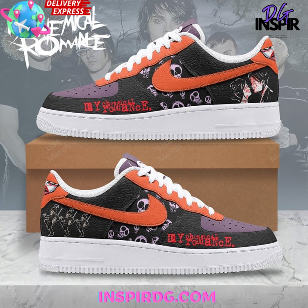 Ideafootwear My Chemical Romance Air Low-Top Sneakers Shoes For Men And Women 2