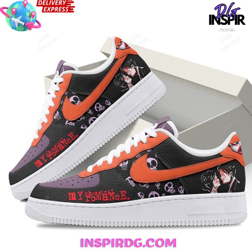 Ideafootwear My Chemical Romance Air Low-Top Sneakers Shoes For Men And Women 2