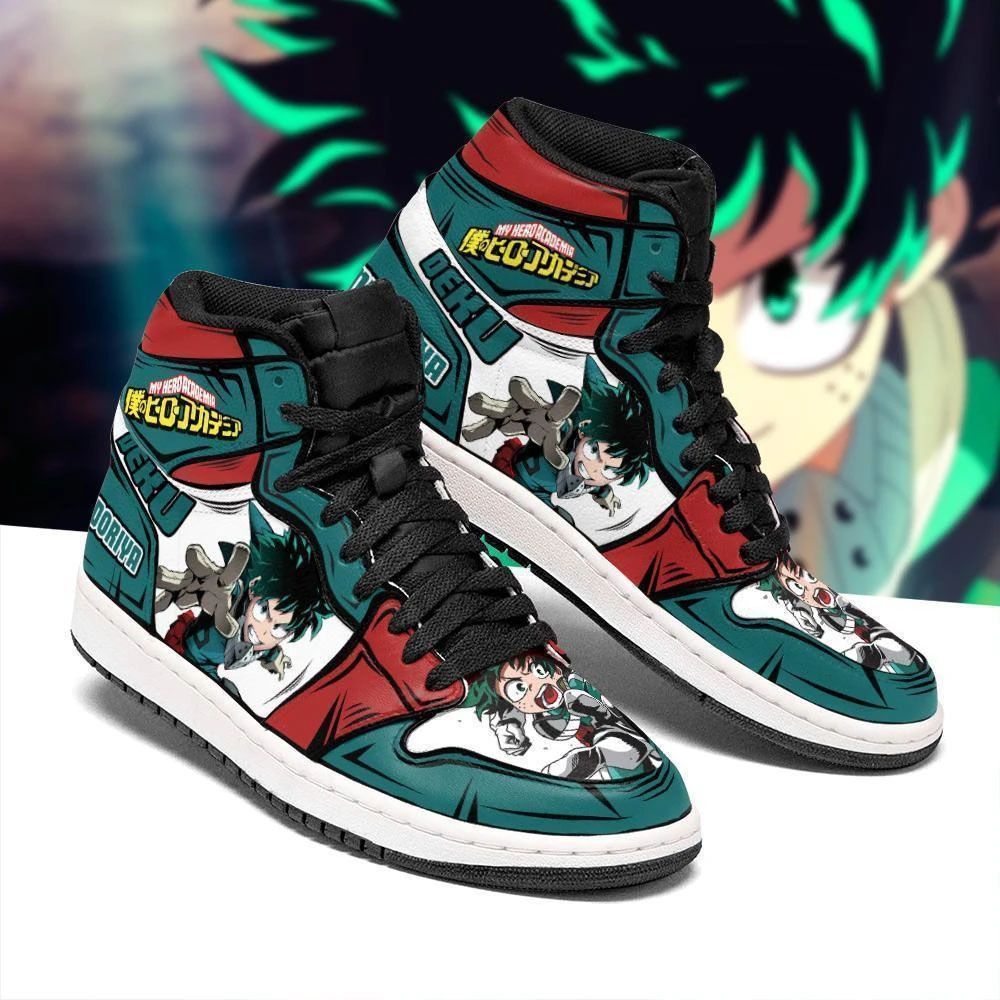 Ideafootwear My Hero Academia AJ1 High Sneakers Shoes For Men And Women 5