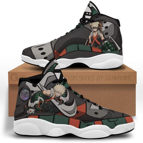Ideafootwear My Hero Academia AJ13 Sneakers Shoes For Men And Women 8