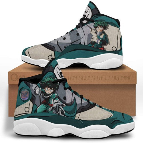 Ideafootwear My Hero Academia AJ13 Sneakers Shoes For Men And Women 24
